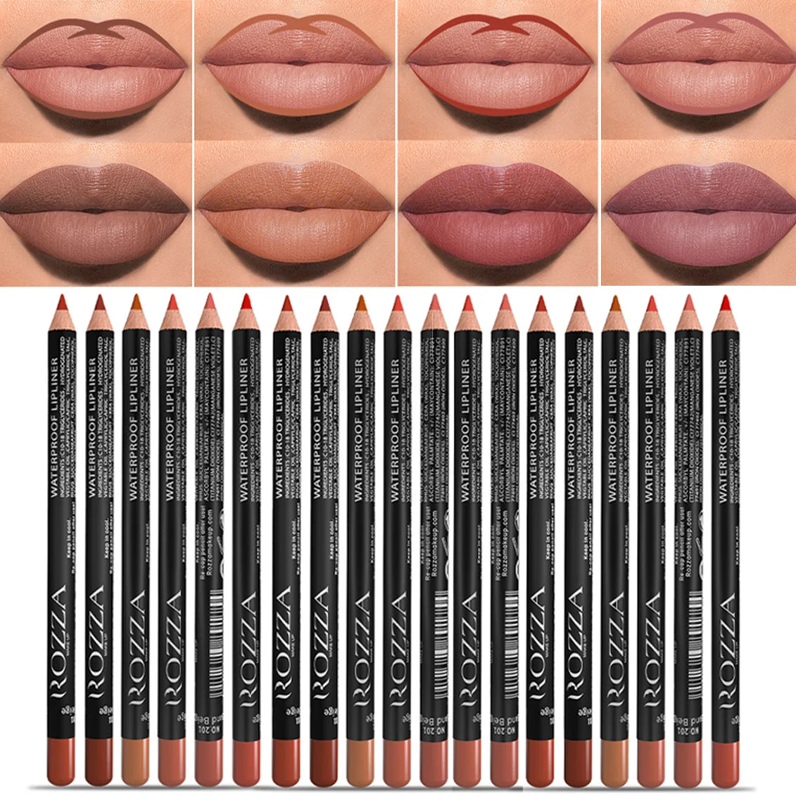 14 Color Nude Matte Lipstick Pencil