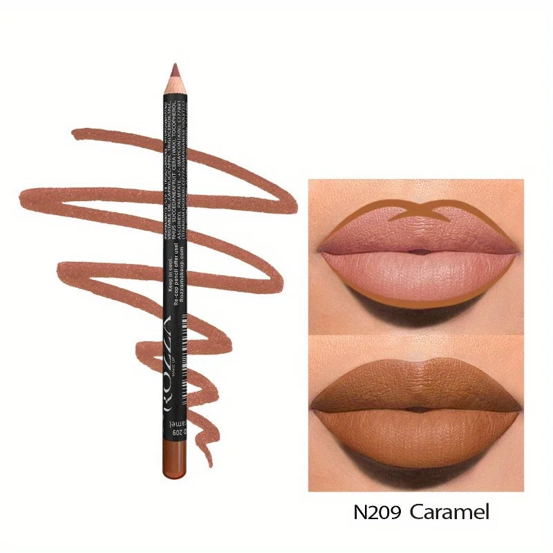 14 Color Nude Matte Lipstick Pencil