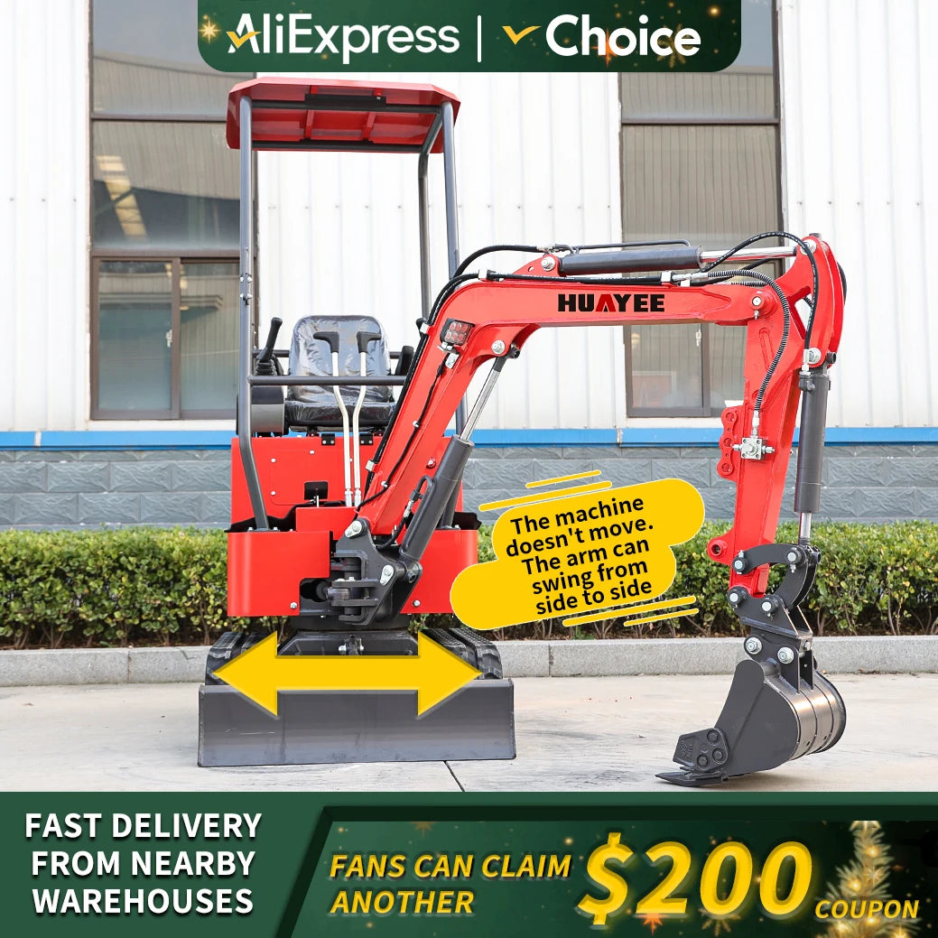 1 Ton Mini Excavator