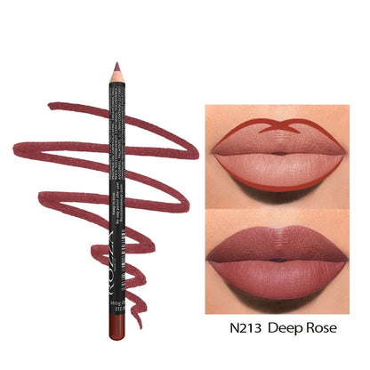 14 Color Nude Matte Lipstick Pencil