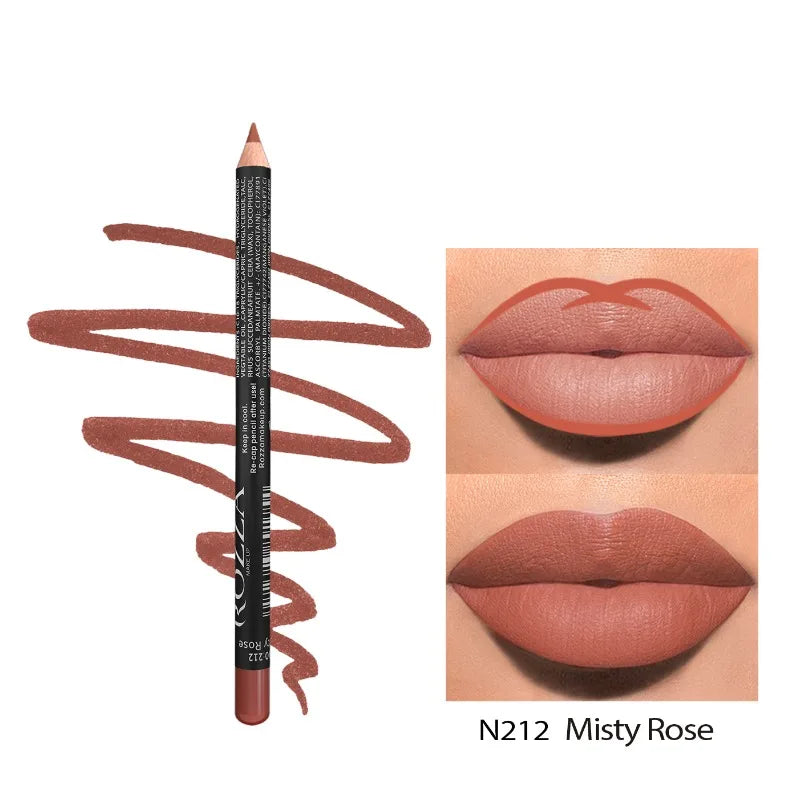 14 Color Nude Matte Lipstick Pencil